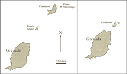  Incorrect presentation of Grenada Island